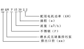 QW系列高效节能无堵塞排污泵